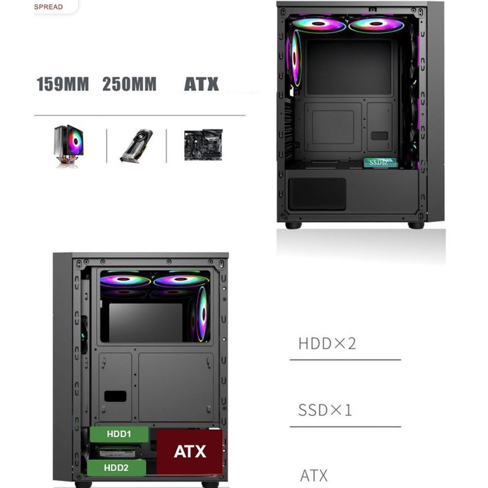 Vỏ Case VSP KB08 BLACK