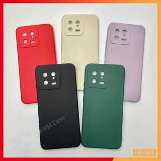 Ốp lưng chống bẩn Xiaomi Mi 14 / Mi 14 Pro / Mi 13 / Mi 13 Pro mặt lưng cao su non mềm mịn, lót nhung chống sước