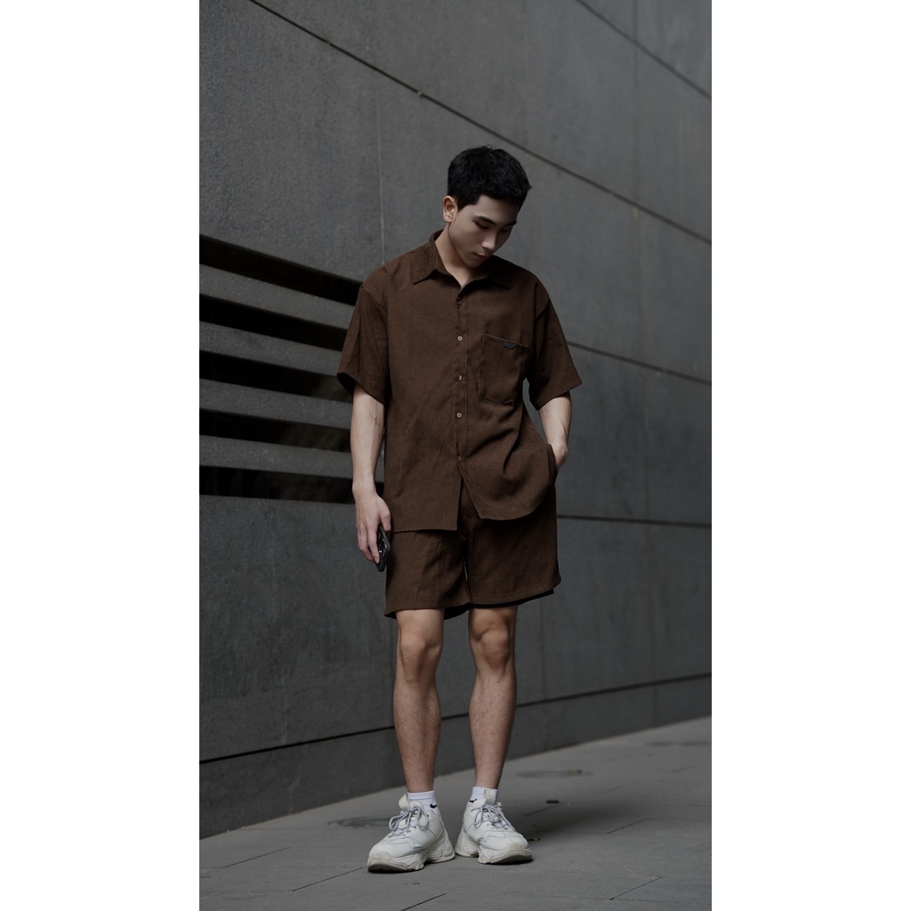 Đồ bộ Steve unisex cao cấp, set đồ nam chất liệu nhung tăm local brand | BigBuy360 - bigbuy360.vn
