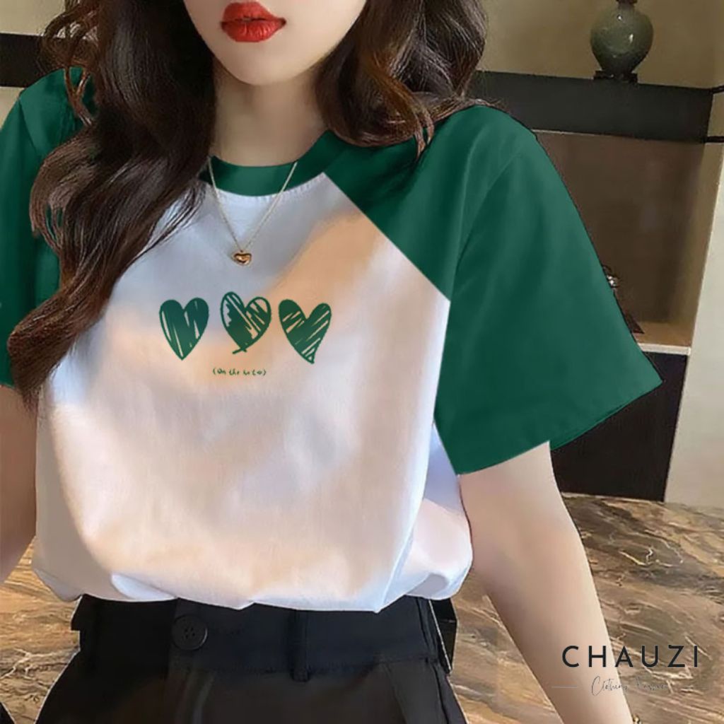 Áo thun nữ CHAUZI áo thun nữ tay lỡ in hình cao cấp siêu kute AN06