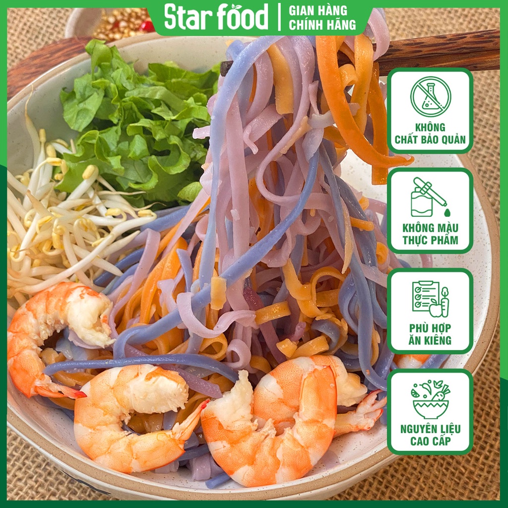 Phở Ngũ Sắc Eatclean, Phở Rau Củ giảm cân, giàu vitamin - Star Food Việt Nam