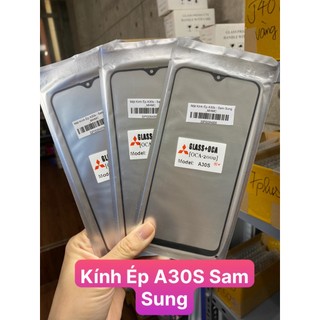 Kính ép liền keo A30S samsung
