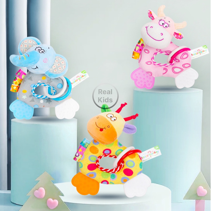 Đồ chơi Lục lạc gặm nướu cầm tay êm ái HPMONKEY-H1