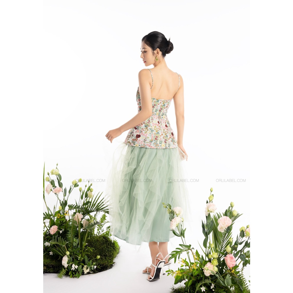 Flower Velvet Shirt - ORLI LABEL