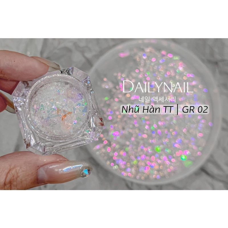 Nhũ kim cương mix