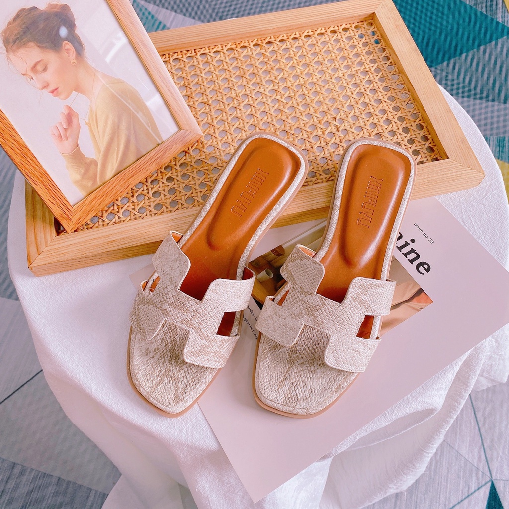 Dép LÊ NỮA CHỮ H THỜI TRANG QUẢNG CHÂU CAO CẤP