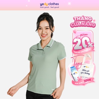 Áo thun polo nữ YODY vải Airycool giữ form thoáng mát