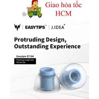 Bộ đệm silicon cao cấp whizzer easytips et100 / et100ab cho tai nghe nhét tai, êm hơn, tốt hơn