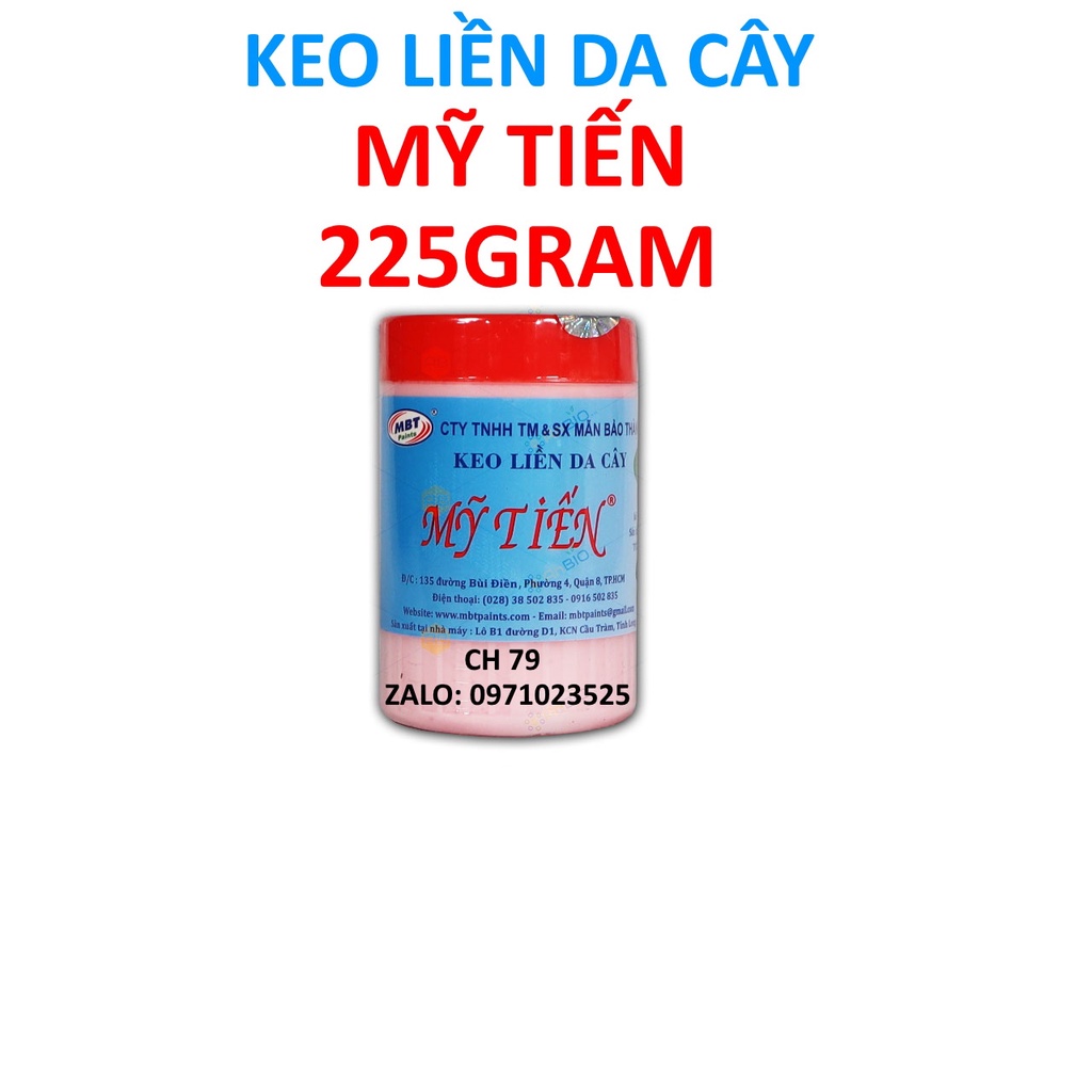 KEO MỸ TIẾN, KEO LIỀN SẸO, LIỀN DA CÂY 225 GRAM