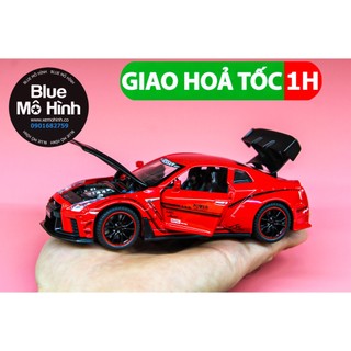 Mô hình xe nissan gtr 1:32 đỏ