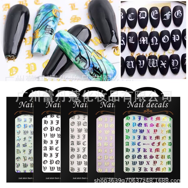 STICKER CHỮ DÁN MÓNG