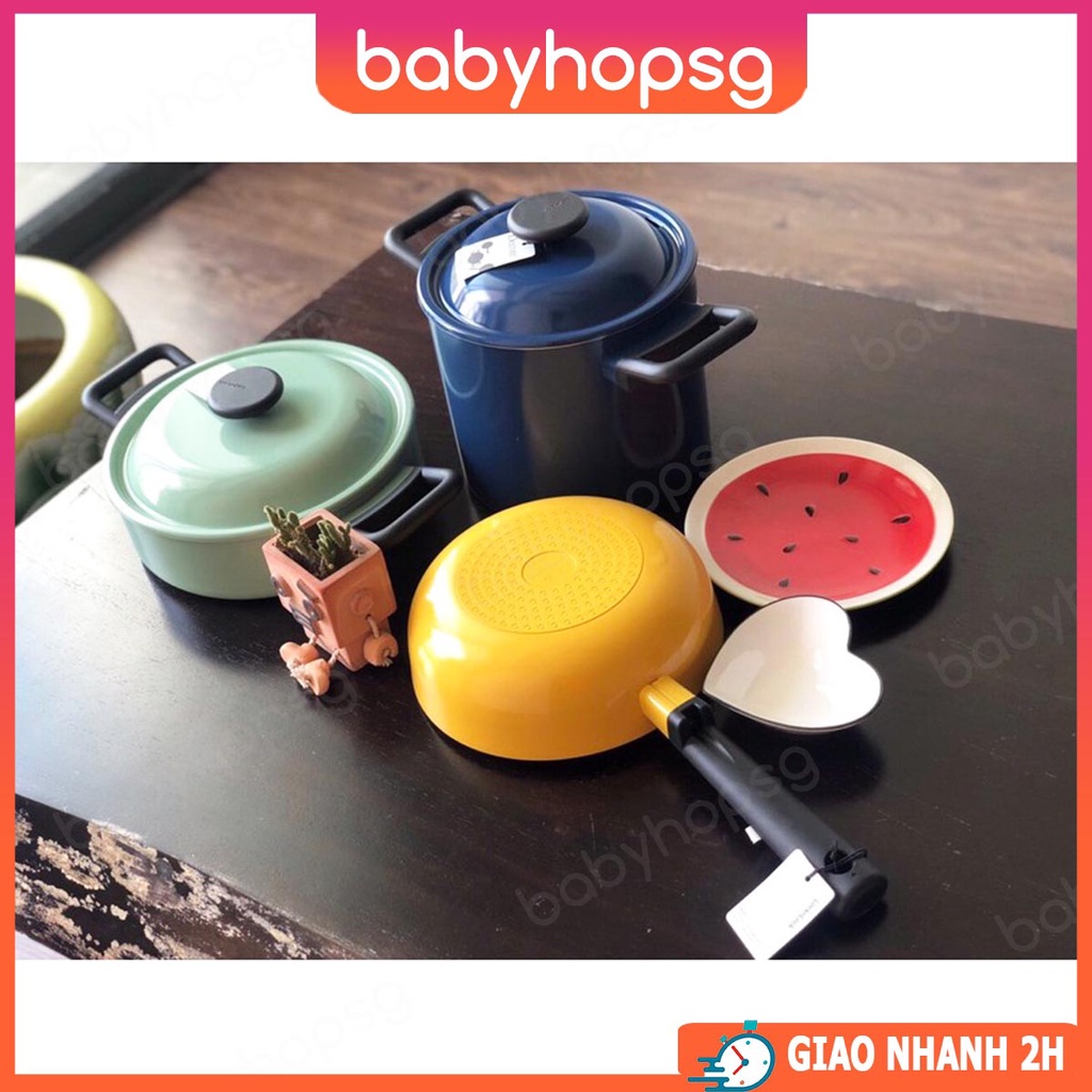 Bộ nồi chảo sâu lòng Decore Locknlock LDE1181IHS01, LDE1202IHS01 và các set nồi chảo theo màu - BABYHOPSG
