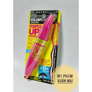  Mascara MAYBELINE Pump Up  dài mi không trôi  