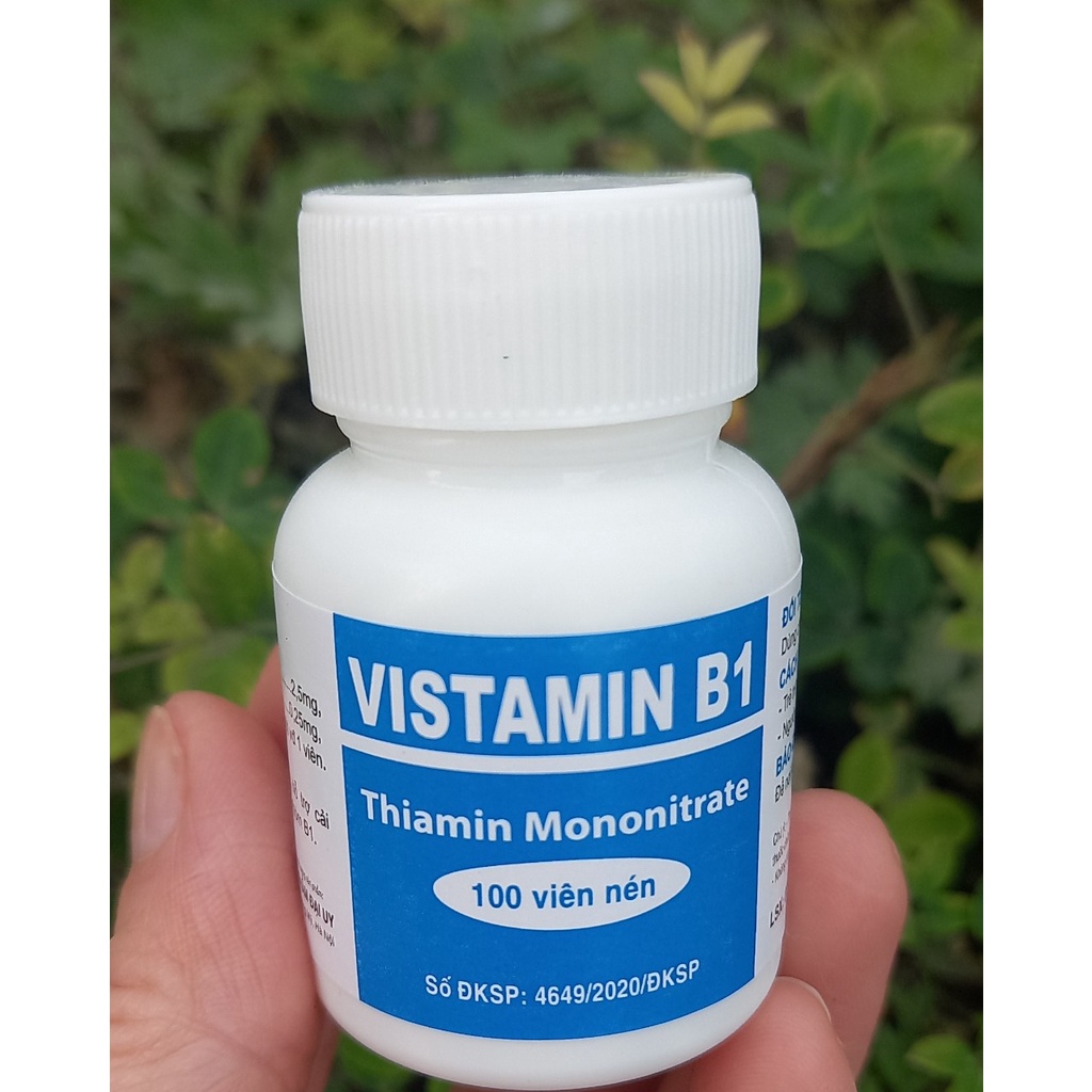 Lọ 300 viên nén vitamin B1. Hỗ trợ ăn ngủ ngon, làm đẹp, dưỡng trắng da