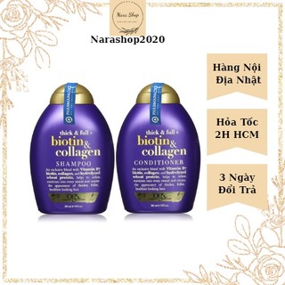 Dầu Gội, Dầu Xả Biotin & Collagen từ Mỹ 385ml