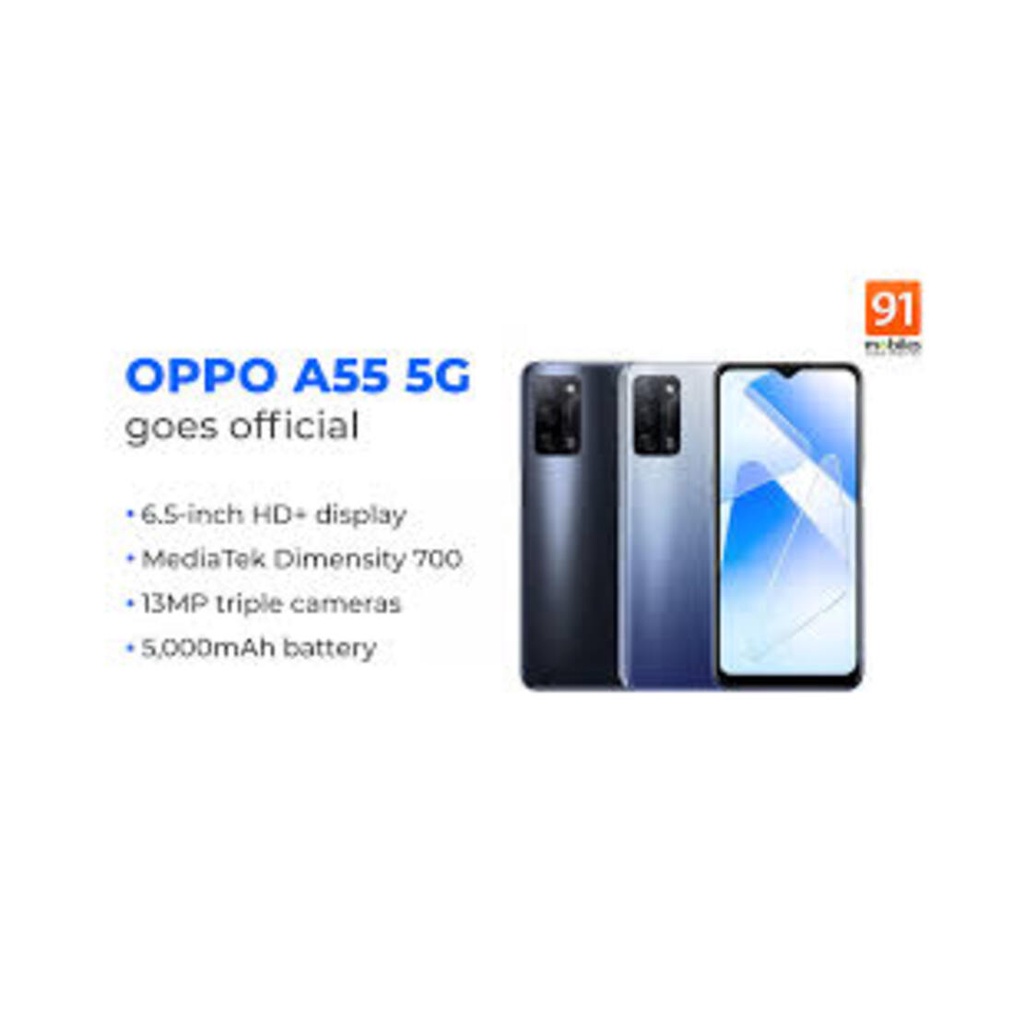 điện thoại Oppo A55 5G 2sim Chính Hãng (6G/128G), Cấu hình Cao, Cày siêu game chất - BCC 02 | BigBuy360 - bigbuy360.vn