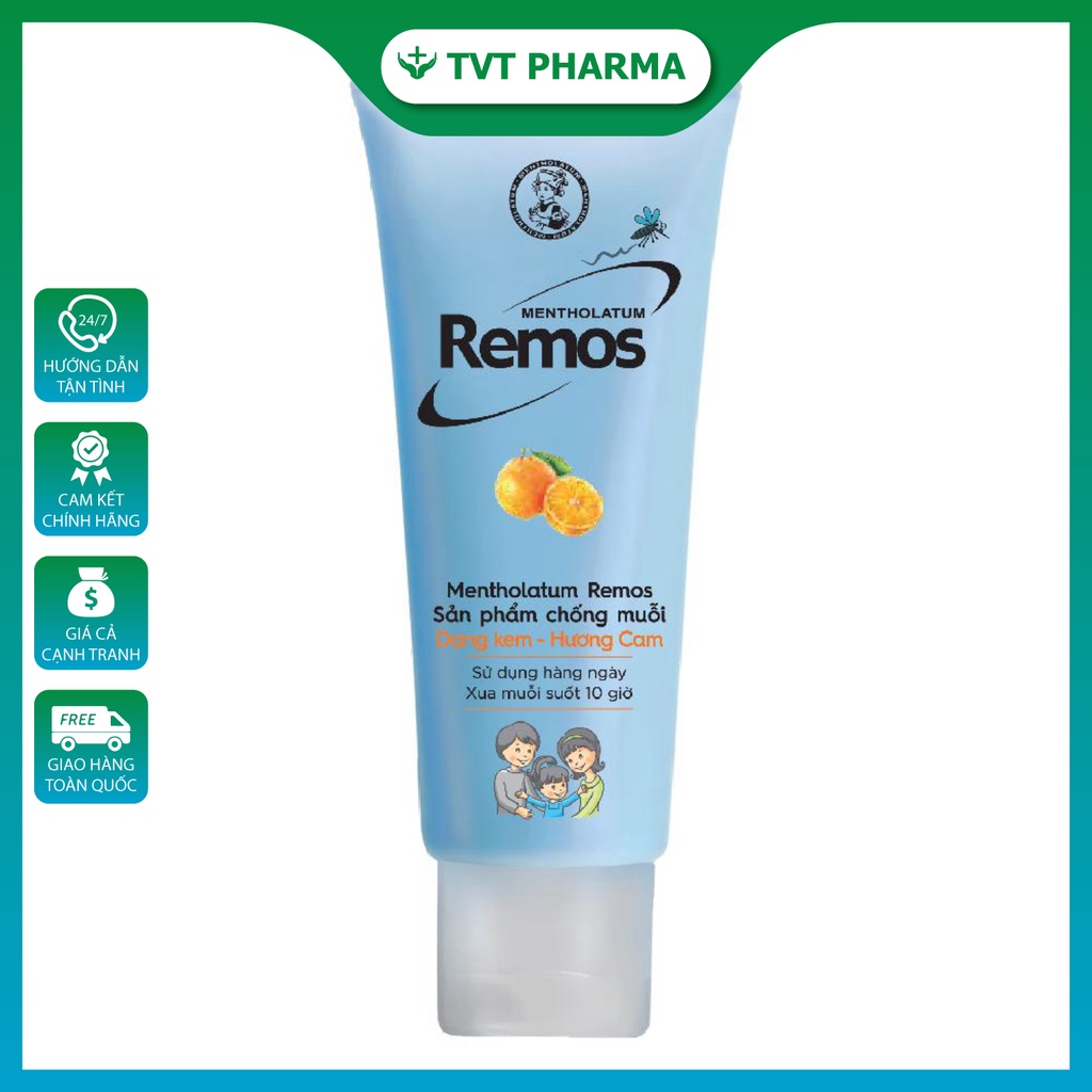 Remos hương Lavender phòng ngừa các bệnh do muỗi gây ra 60-150ml