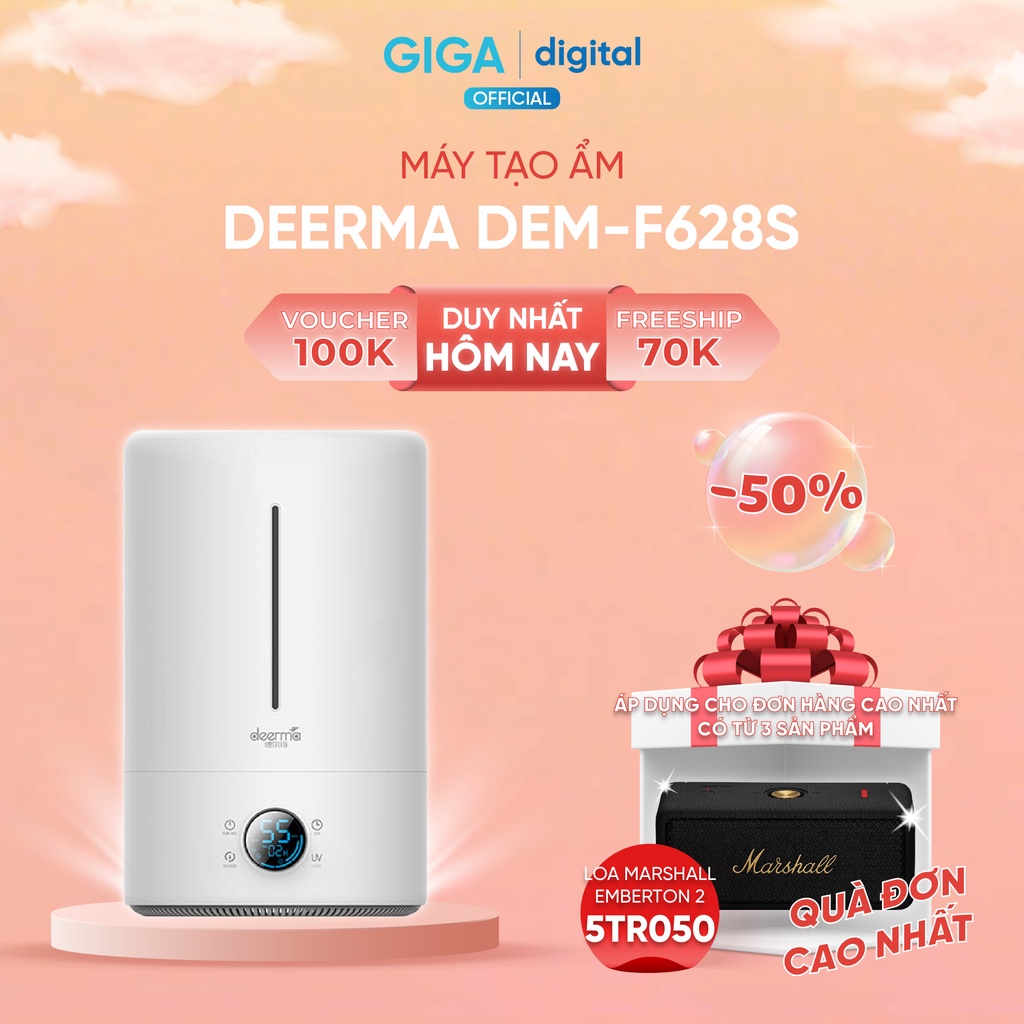 Máy Tạo Ẩm Xiaomi Deerma DEM-F628S - Phun Sương Liên Tục 12H, Cân Bằng Độ Ẩm Trong Không Khí