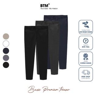 Quần âu basic trouser co dãn chống nhăn -  166.69 - BTM Studios