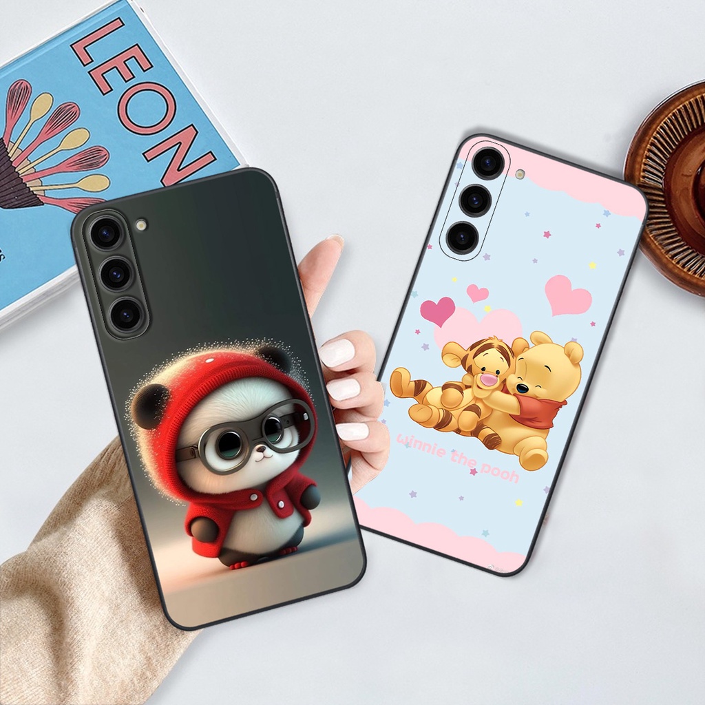 Ốp Samsung S23 / S23 Plus / S23+ in hình gấu cute dễ thương siêu xinh đáng yêu