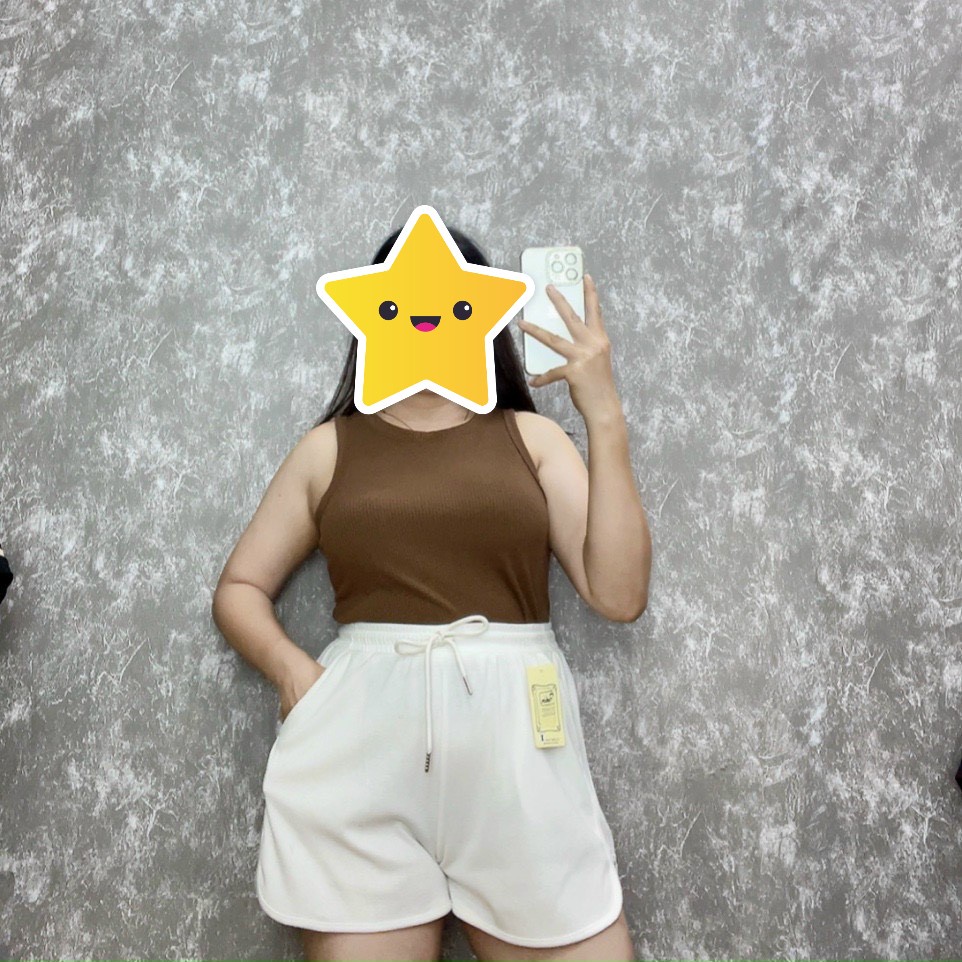 Áo Croptop Ba Lỗ Trơn Bigsize Vải Thun Borip Gân Loại 1 Co Giãn Thoải Mái (H.O.U.T) | BigBuy360 - bigbuy360.vn