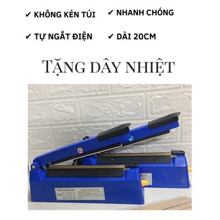 Máy hàn miệng túi PFS200 nhựa không kén túi hàn nhanh kín chắc chắn 20cm tặng dây nhiệt