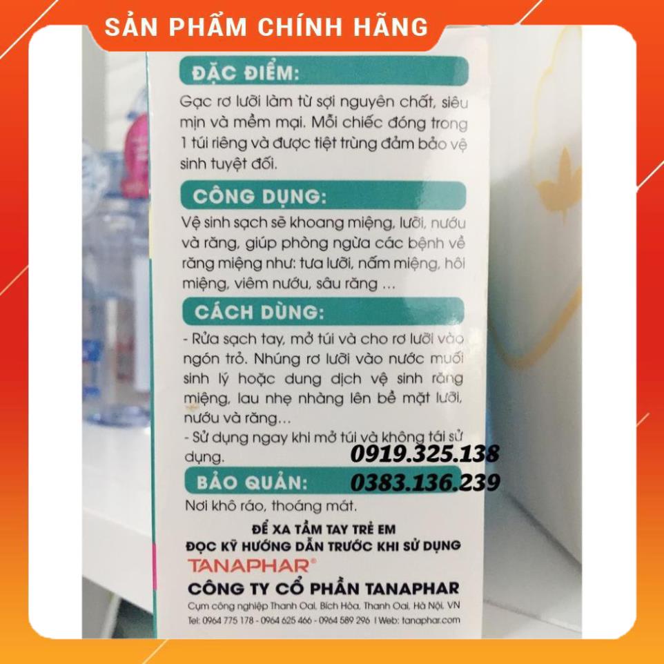 Gạc rơ lưỡi y tế trẻ em TANAPHAR