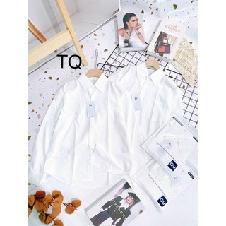 Sơ mi trắng nữ dài tay, chất lụa