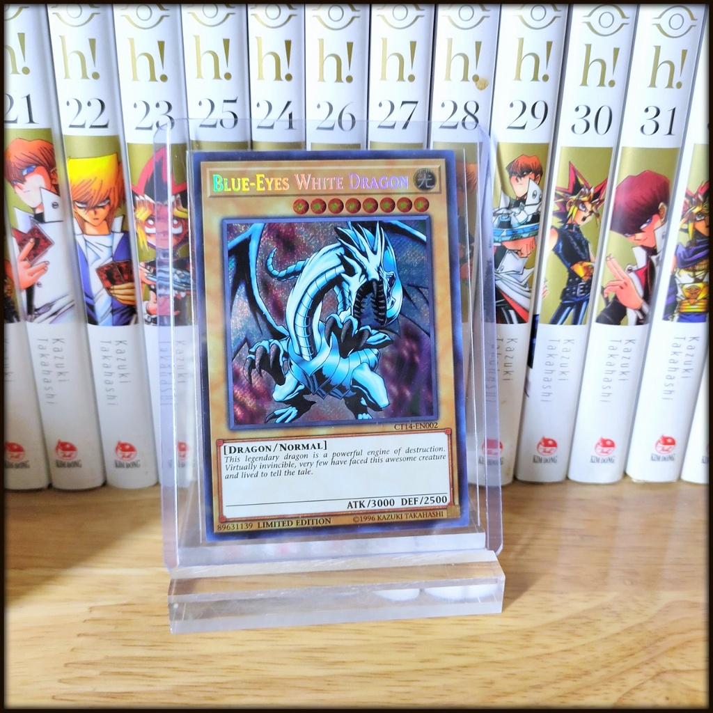 Thẻ bài yugioh chính hãng  Blue-Eyes White Dragon – Secret Rare