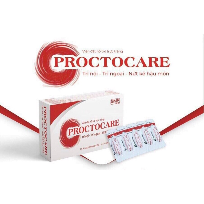Viên đặt trĩ  ,nứt kẽ hậu môn Proctocare