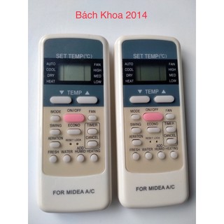 Điều khiển điều hòa media [HÀNG MỚI VỀ] Remote máy lạnh media