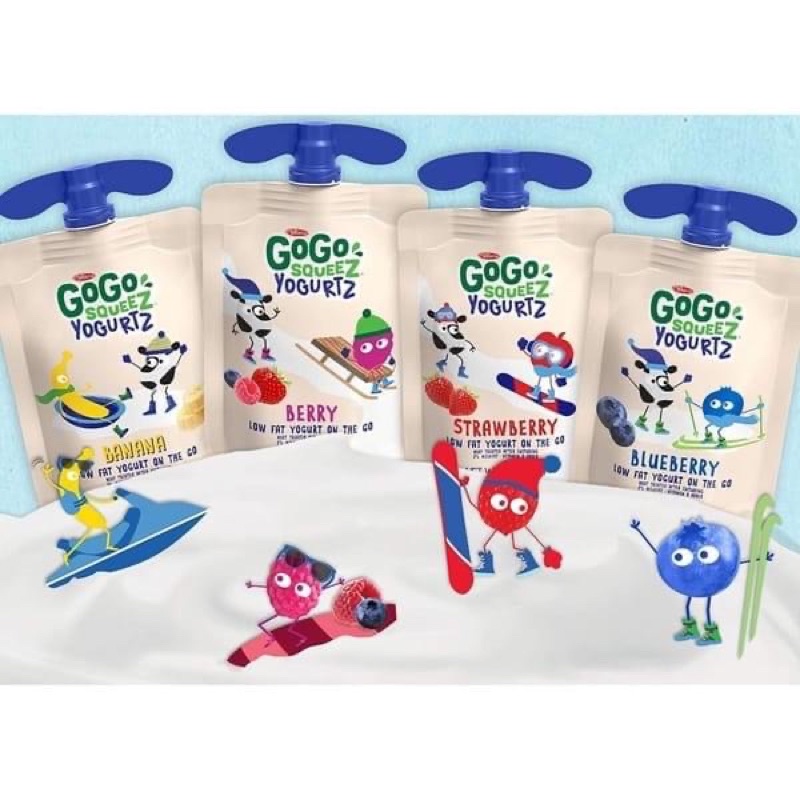 SỮA CHUA  GOGO SQUEEZ MỸ CHO BÉ