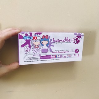 Bút gel tím handle điểm 10 𝑻- 𝑳𝒐𝒏𝒈 tp-gel01