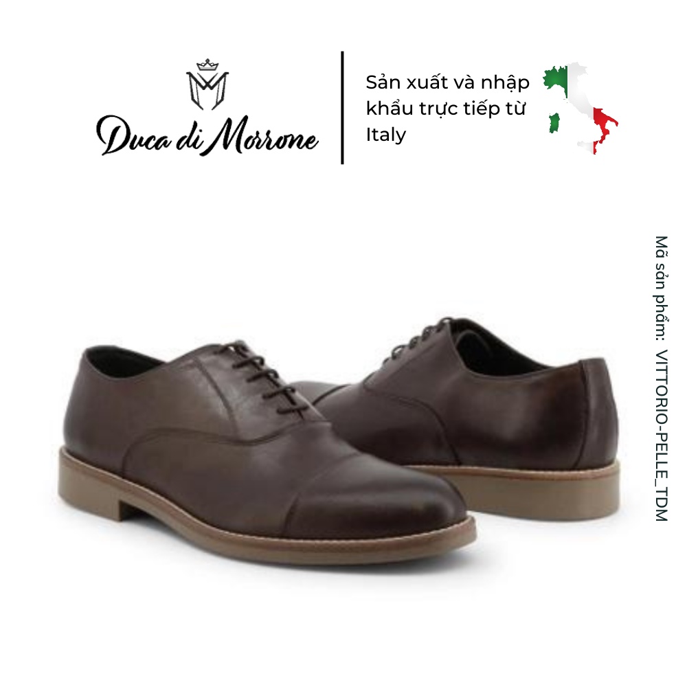 Giày tây Oxford nam da trơn – DUCA DI MORRONE - Sản xuất và nhập khẩu CHÍNH HÃNG tại ITALY - VITTORIO-PELLE