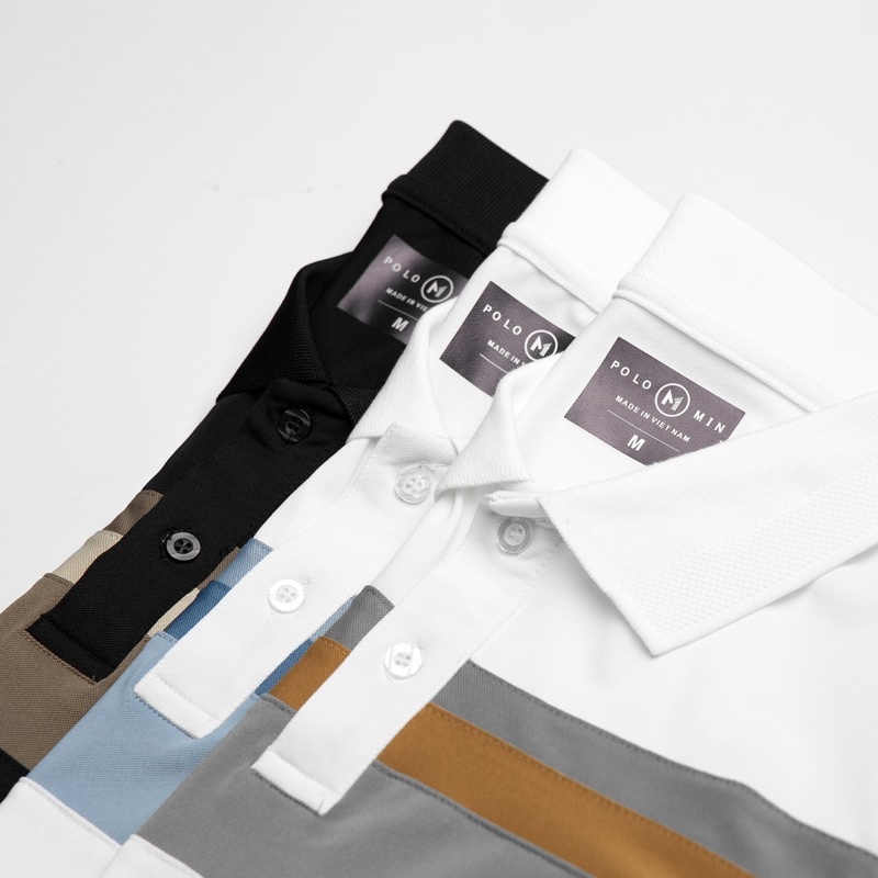 Áo Polo Nam phối màu  - 3 MÀU - SIZE M,L,XL,2XL