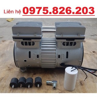 Freeship - đầu nén khí không dầu giảm âm wing 3/4hp of-550