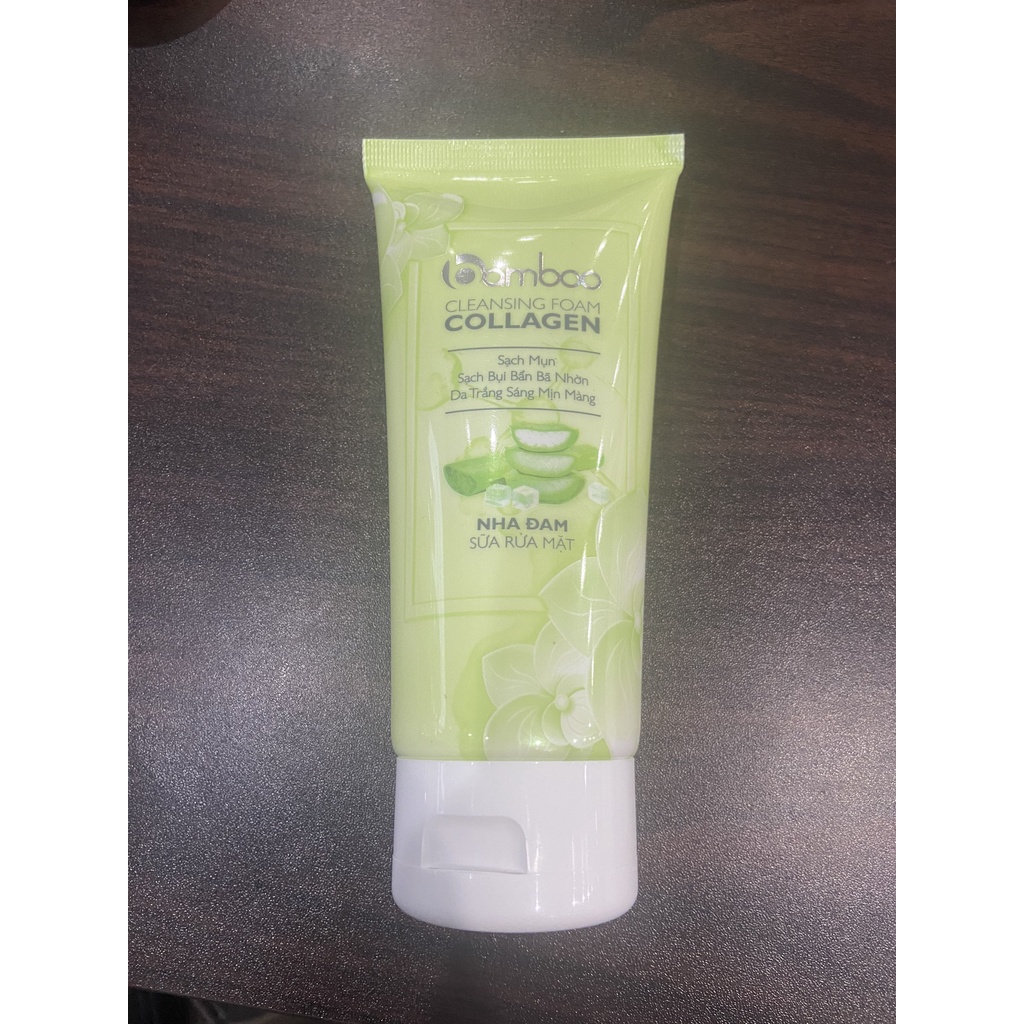 Sữa Rửa Mặt Collagen Bamboo Nha Đam - Cam Thảo -  150ml