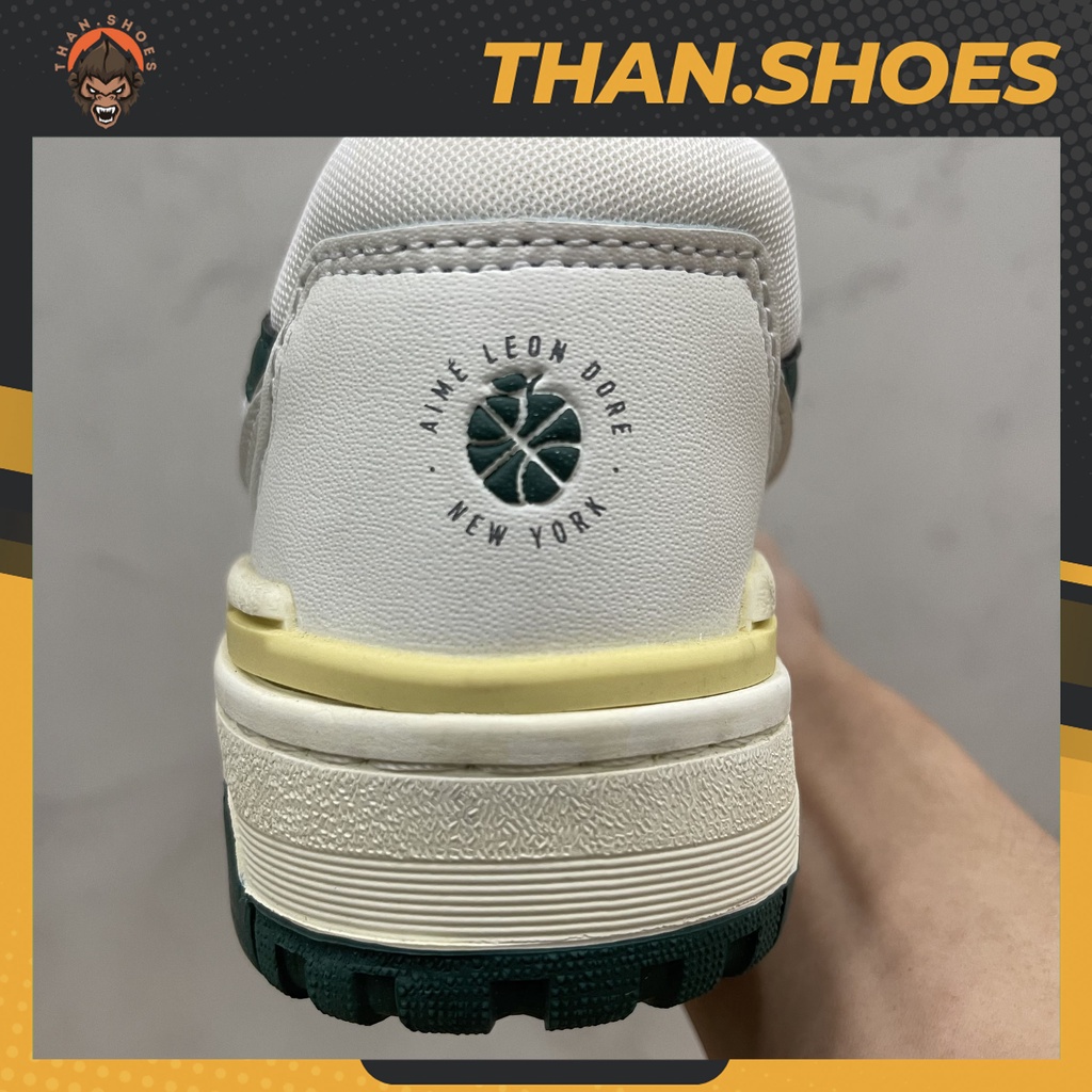 Giày New Balance Aimé Leon Dore x 550 Natural Green, NB 550 Xanh Vàng - Than.Shoes