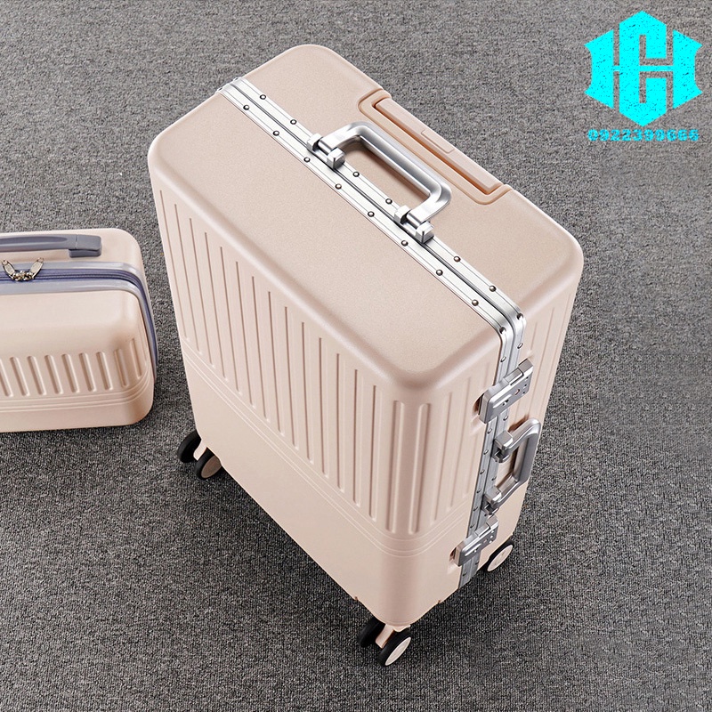 Vali da du lịch khung nhôm giá trị cao cho nam  phong cách mới 2023 có va li con