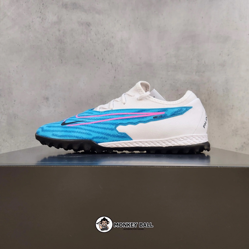 Giày đá bóng sân cỏ nhân tạo Nike React Phantom GX Pro "Blast" Pack TF - DD9466-446 - Trắng / Xanh