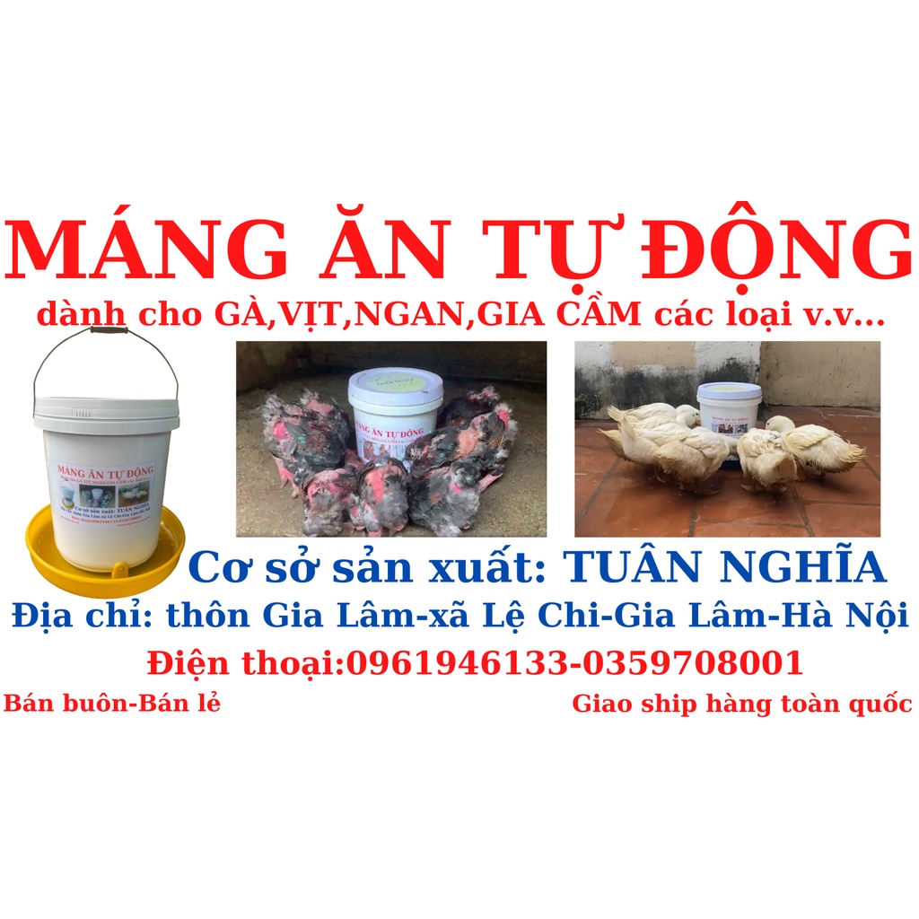 Máng ăn xô sơn dành cho Gà,Vịt,Ngan hàng mới 100%, siêu bền hiệu quả nhất