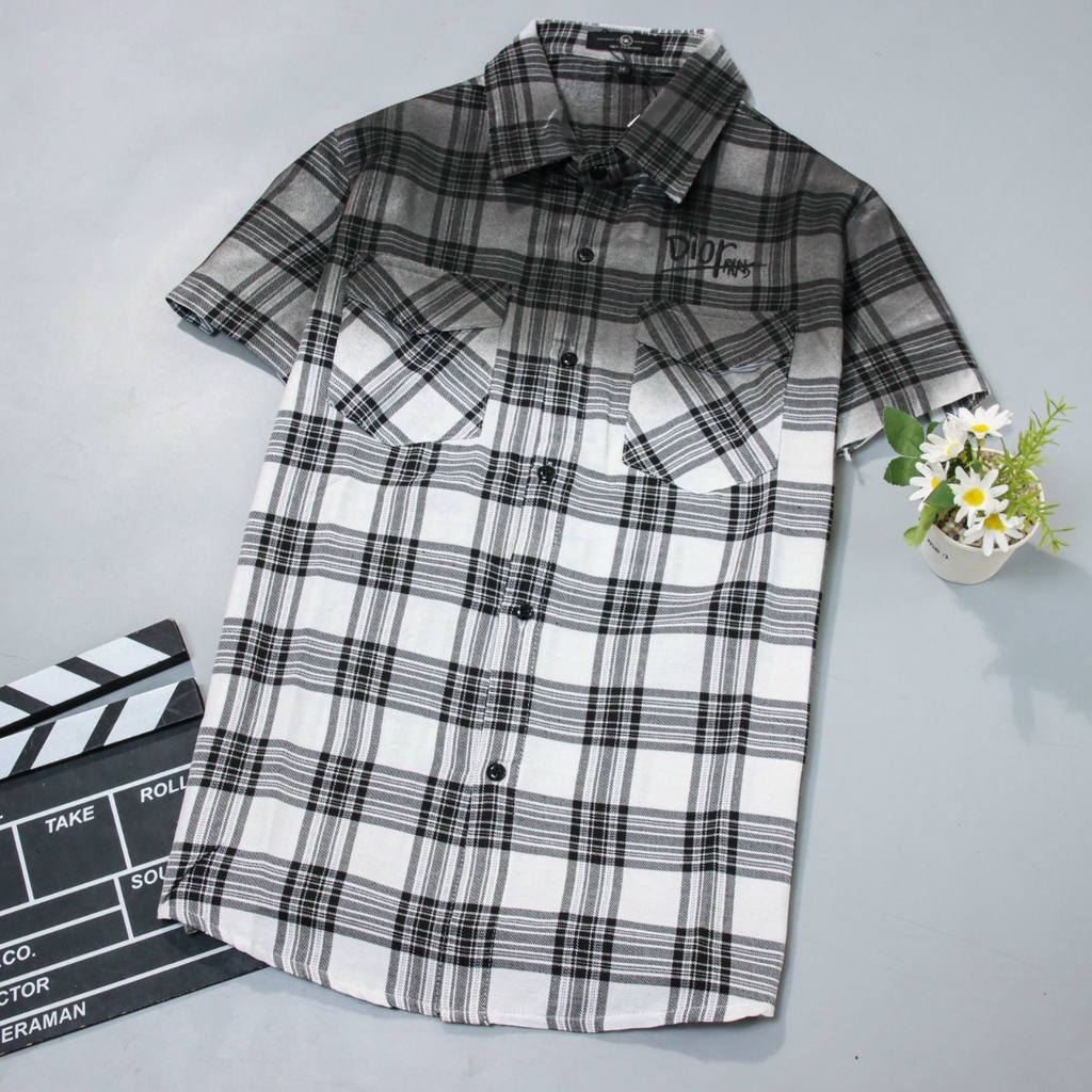 Áo sơ mi nam/nư họa tiết sọc caro chất cotton cao cấp cực kỳ mềm hơn giá rẻ