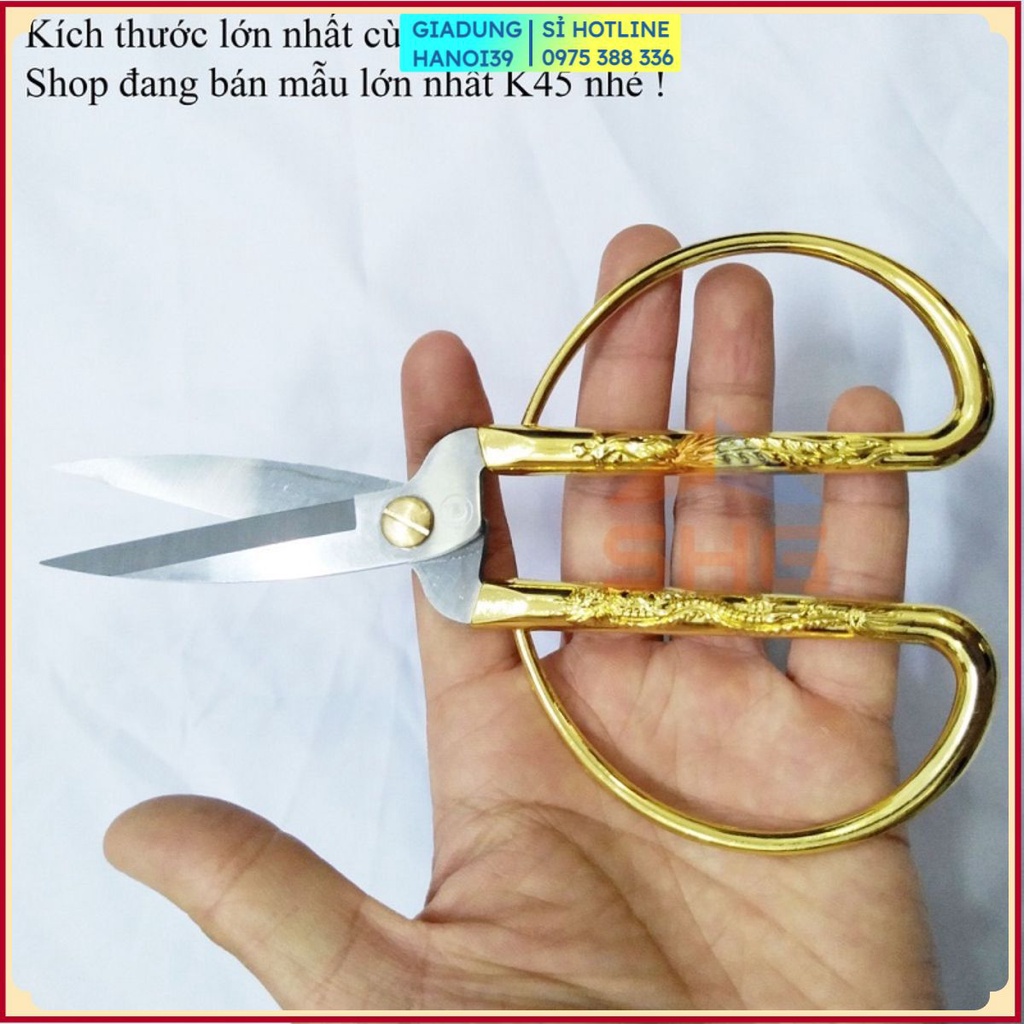 Kéo Cắt Gà Đa Năng Vàng Sắc Siêu Bền Chất Lượng Cao, Kéo vàng sắc bén siêu bền. Kéo nhà bếp bén