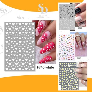 Miếng Dán Móng Tay - Hình Dán Móng Trang Trí Hoa Văn Nail Sticker xinn xắn