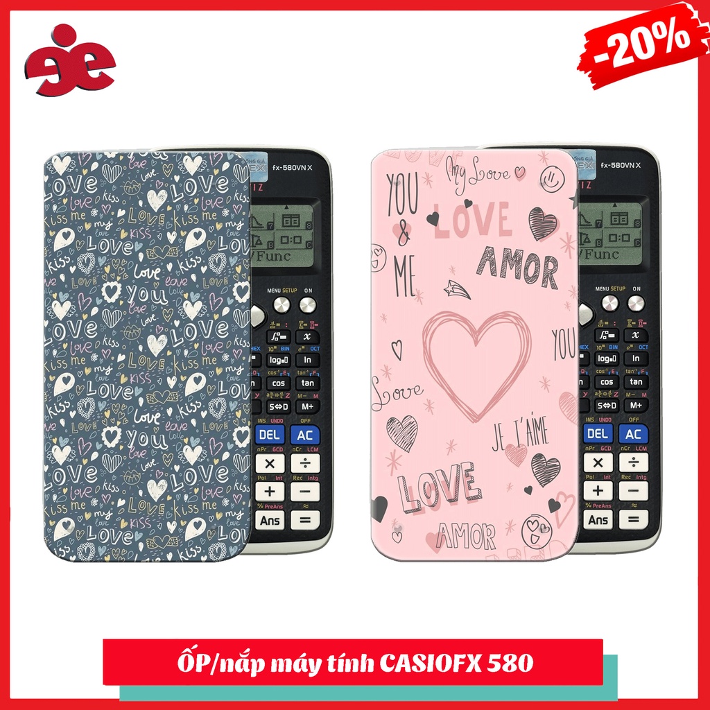 ỐP MÁY TÍNH CẦM TAY CASIO 580VNX- Nhận in theo yêu cầu