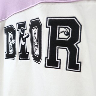 Áo Thun Nam/Nữ Unisex D.I.O.R Trắng Phối Hồng Áo Thun Cotton ATD