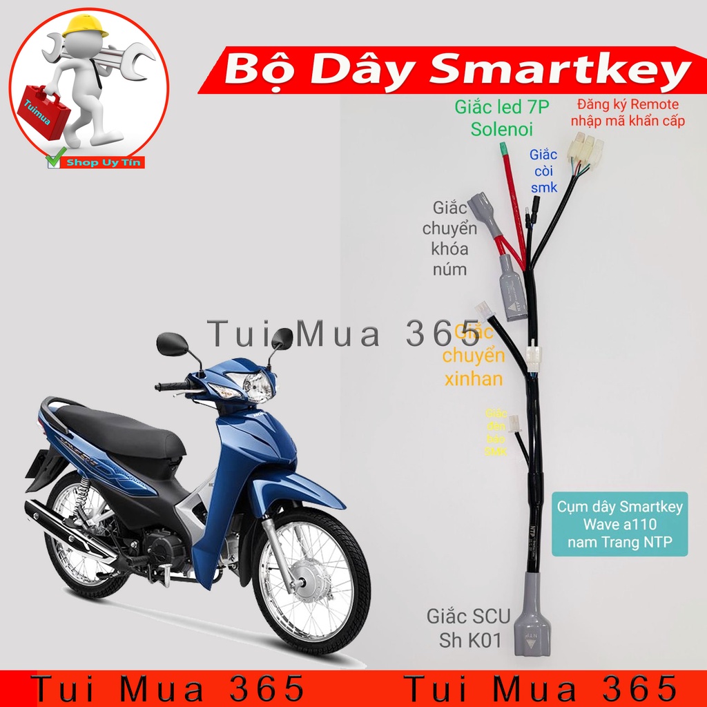 Bộ Dây Điện Smartkey SCU K01 ( 31P ) dành cho Honda Wave A110