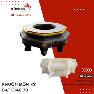 Khuôn đúc chậu cảnh abs, khuôn đôn kỷ bát giác 79