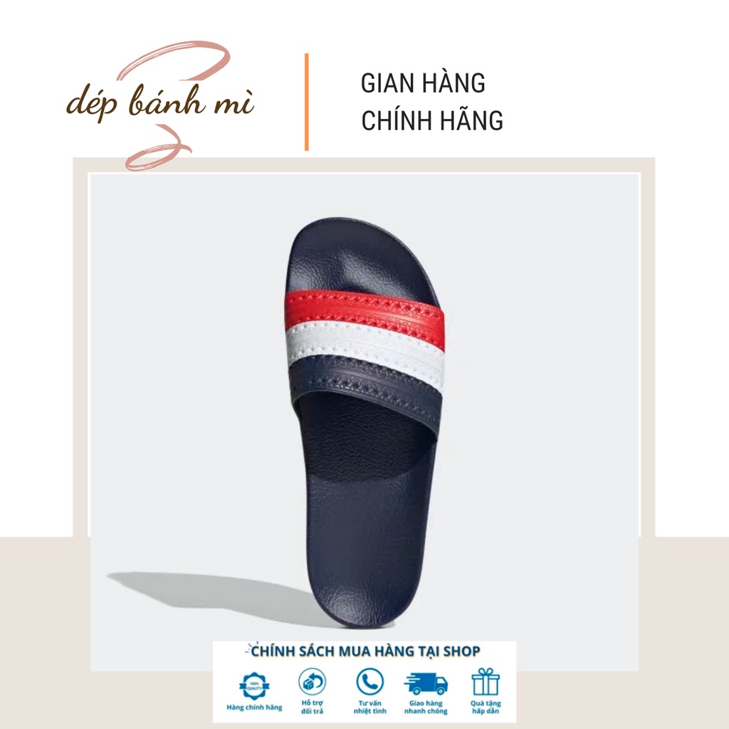 Dép bánh mì Adidas Adilette - Cờ Pháp G55379