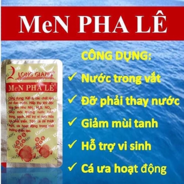 COMBO MEN PHA LÊ LÀM TRONG NƯỚC HÃNG LONG GIANG BỊCH 5G